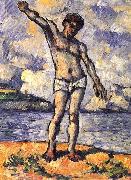 Paul Cezanne, Badender mit ausgestreckten Armen